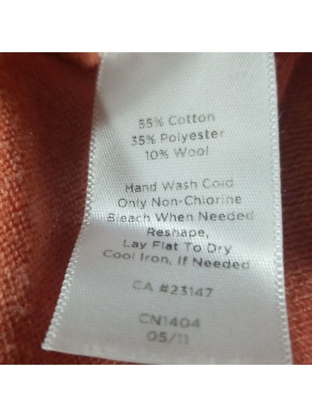 Talbots Cardigan V-Neck with Ruffle Medium - Picture 5 of 6